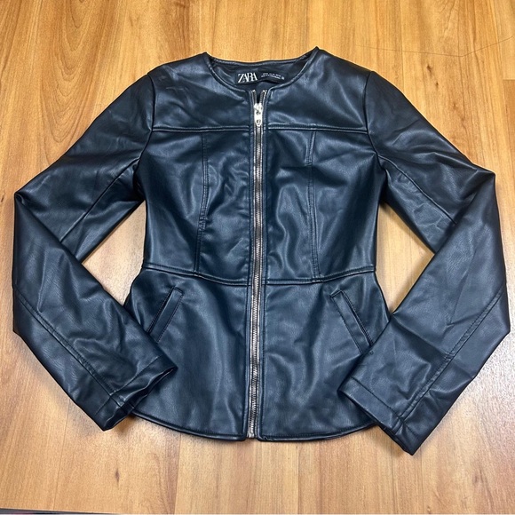 Zara Women’s Black Jacket Long Sleeve Size XS - Picture 2 of 14